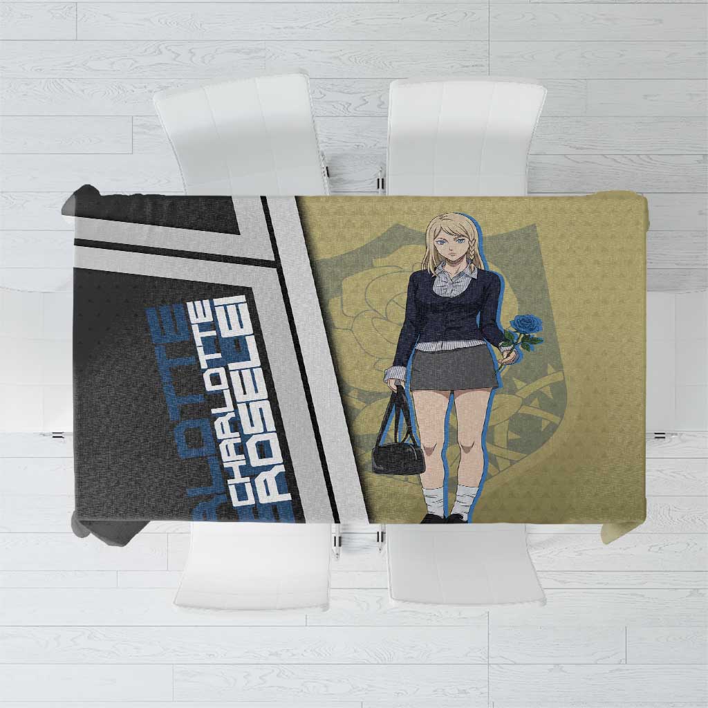 Black Clover Charlotte Roselei Tablecloth Anime Illustration Style