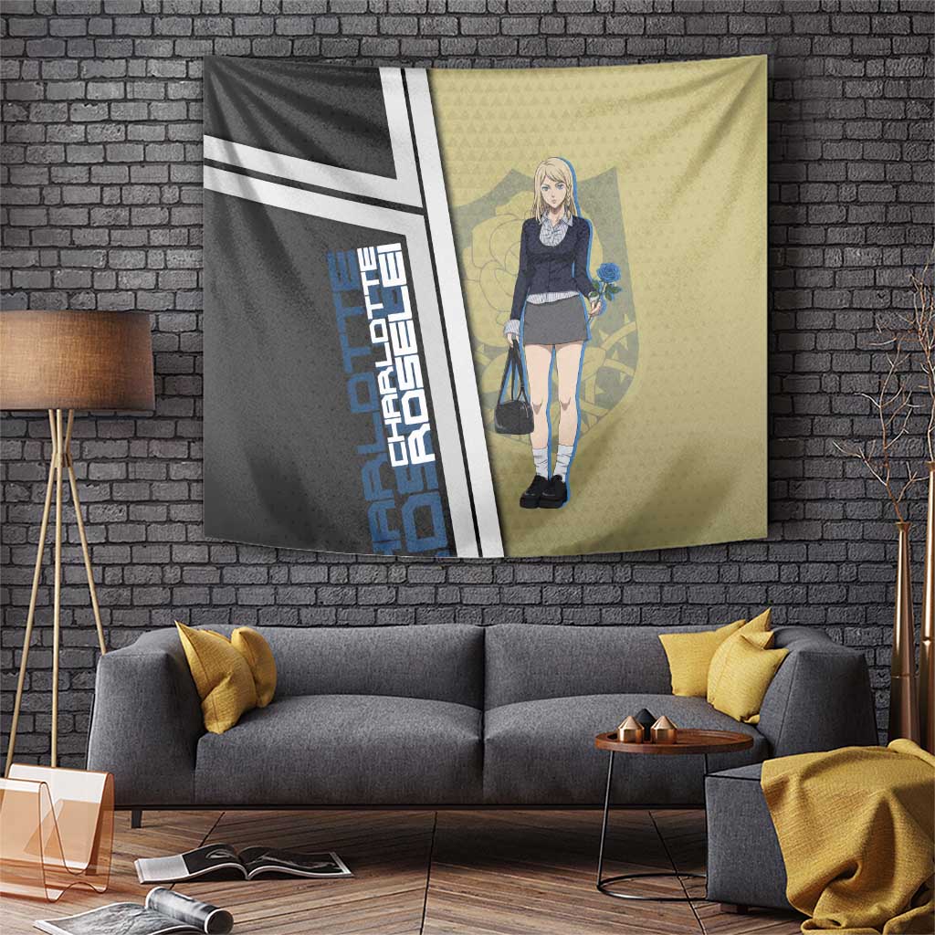 Black Clover Charlotte Roselei Tapestry Anime Illustration Style