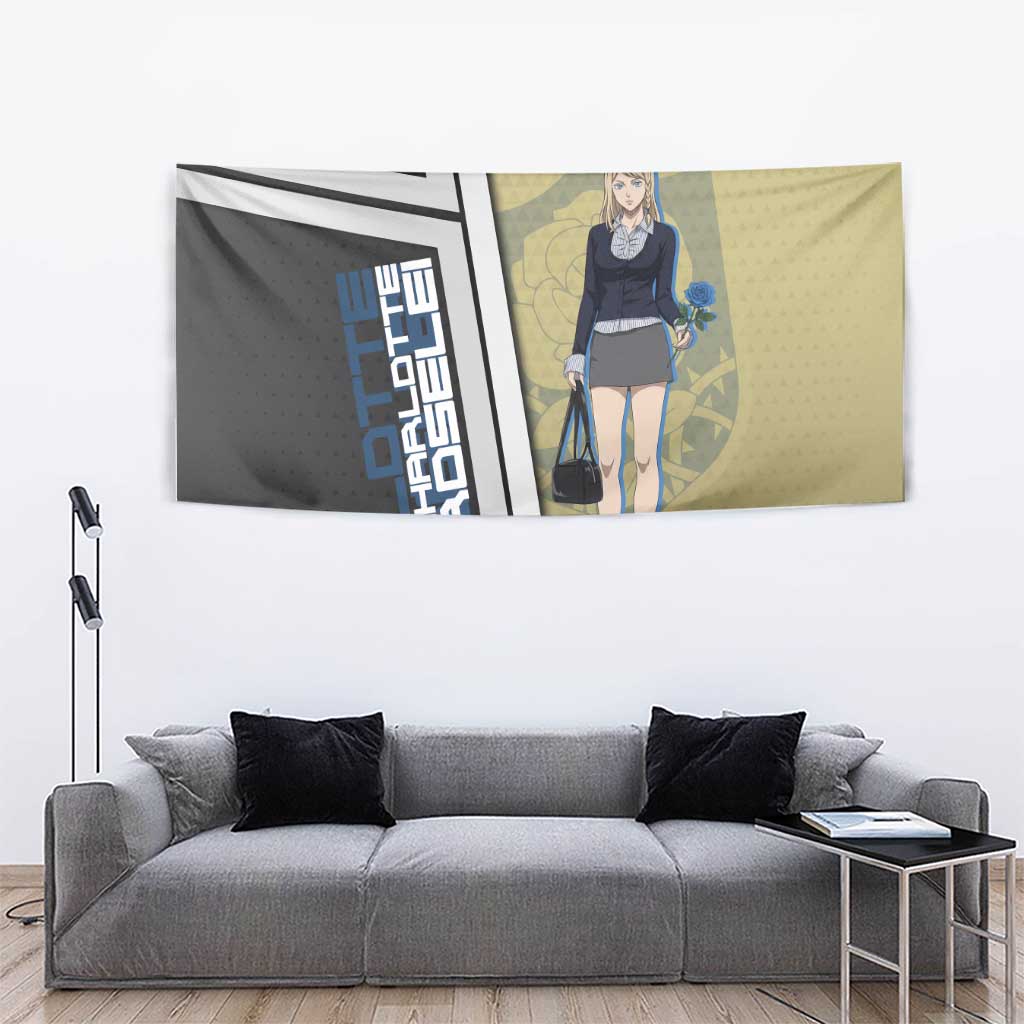 Black Clover Charlotte Roselei Tapestry Anime Illustration Style