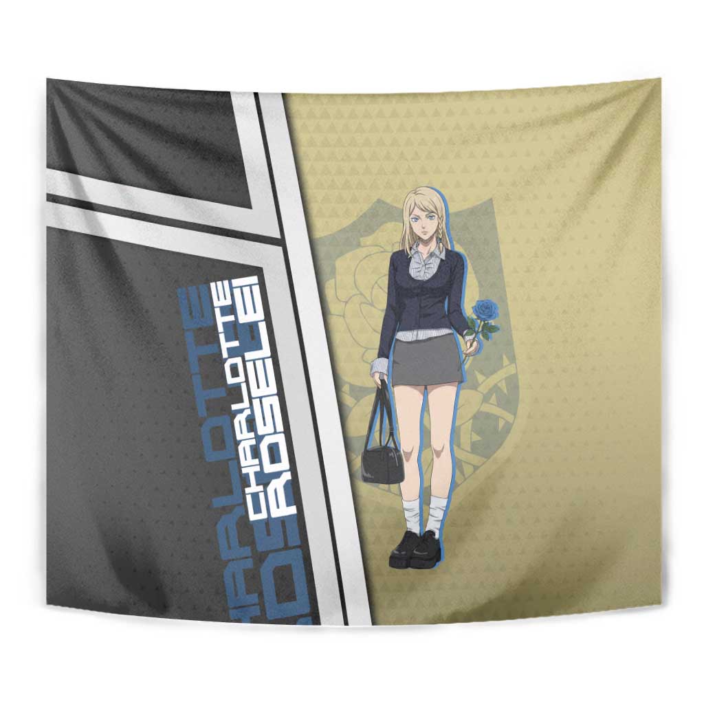 Black Clover Charlotte Roselei Tapestry Anime Illustration Style