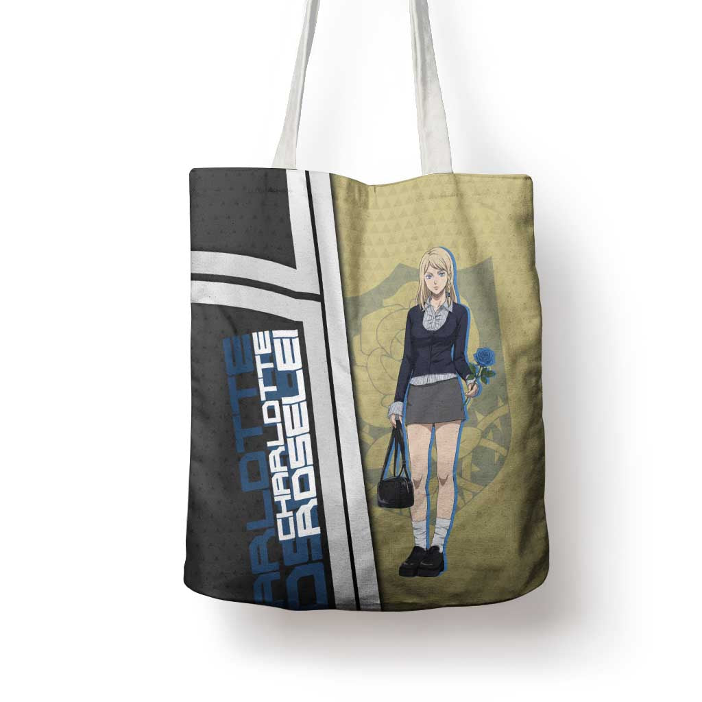 Black Clover Charlotte Roselei Tote Bag Anime Illustration Style