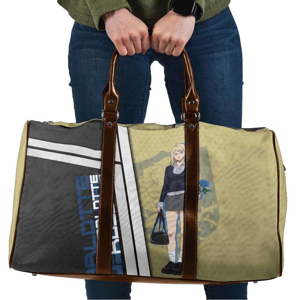 Black Clover Charlotte Roselei Travel Bag Anime Illustration Style