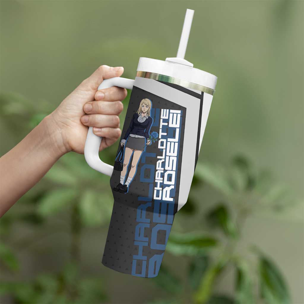 Black Clover Charlotte Roselei Tumbler With Handle Anime Illustration Style