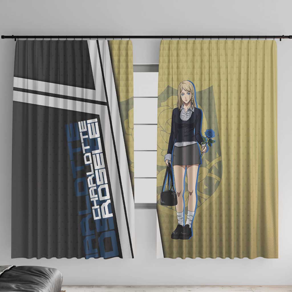 Black Clover Charlotte Roselei Window Curtain Anime Illustration Style