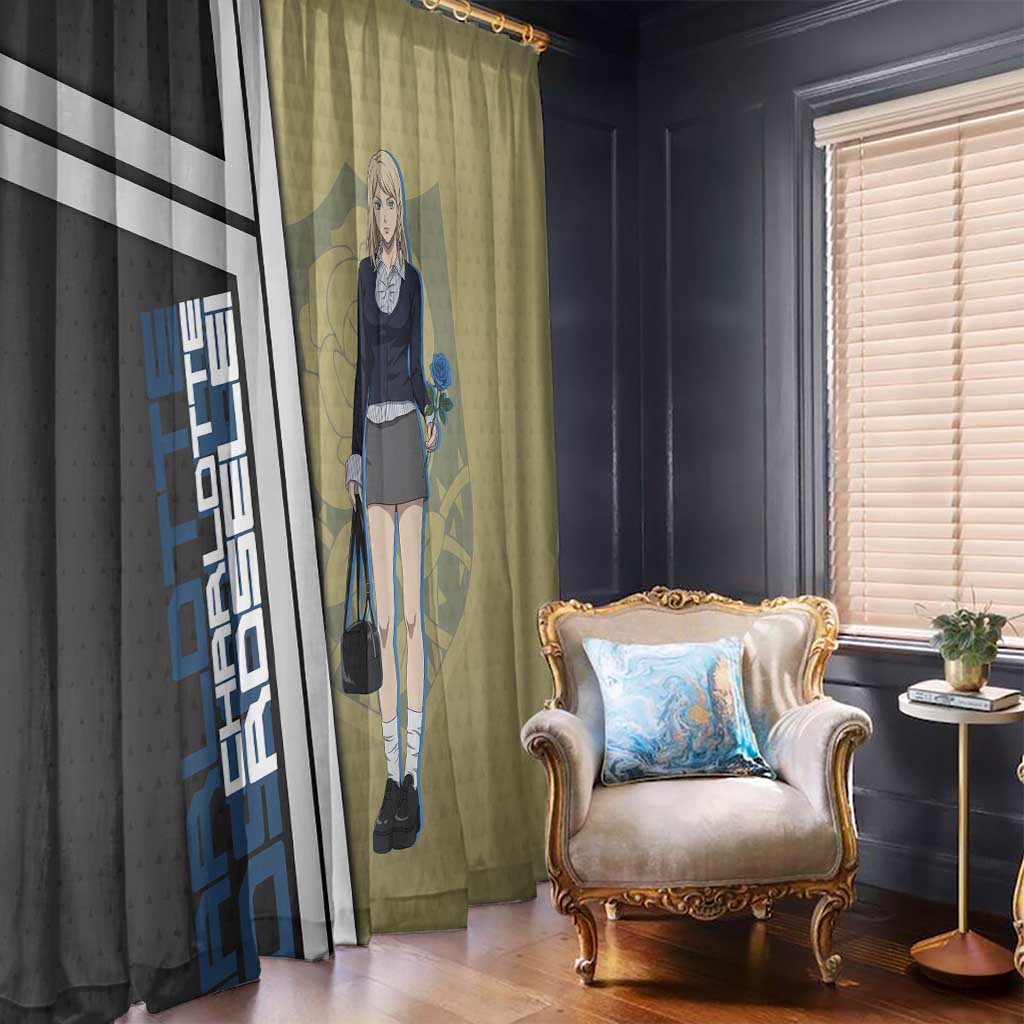 Black Clover Charlotte Roselei Window Curtain Anime Illustration Style