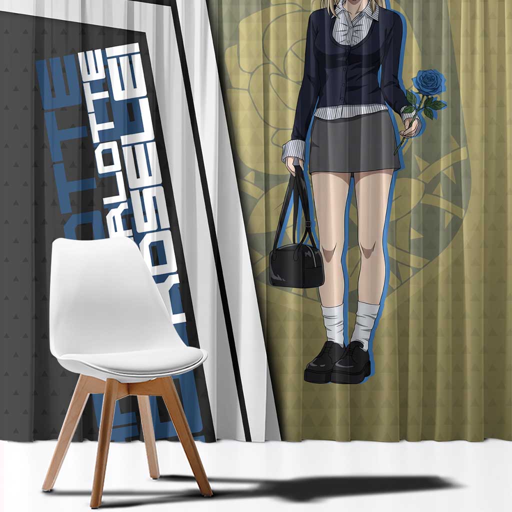 Black Clover Charlotte Roselei Window Curtain Anime Illustration Style