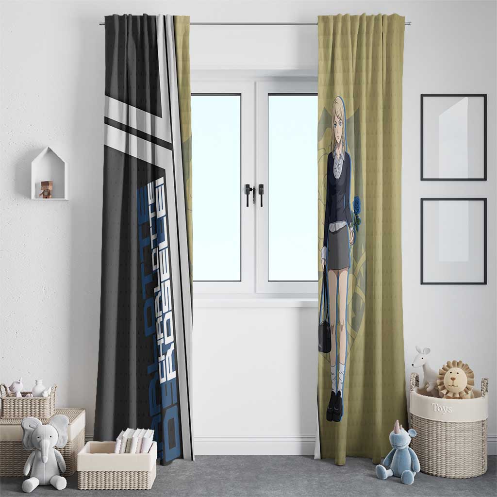 Black Clover Charlotte Roselei Window Curtain Anime Illustration Style