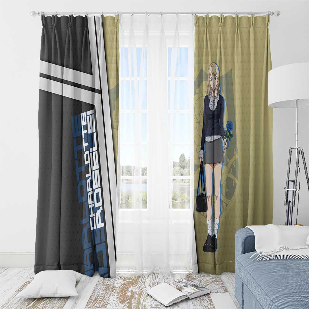 Black Clover Charlotte Roselei Window Curtain Anime Illustration Style