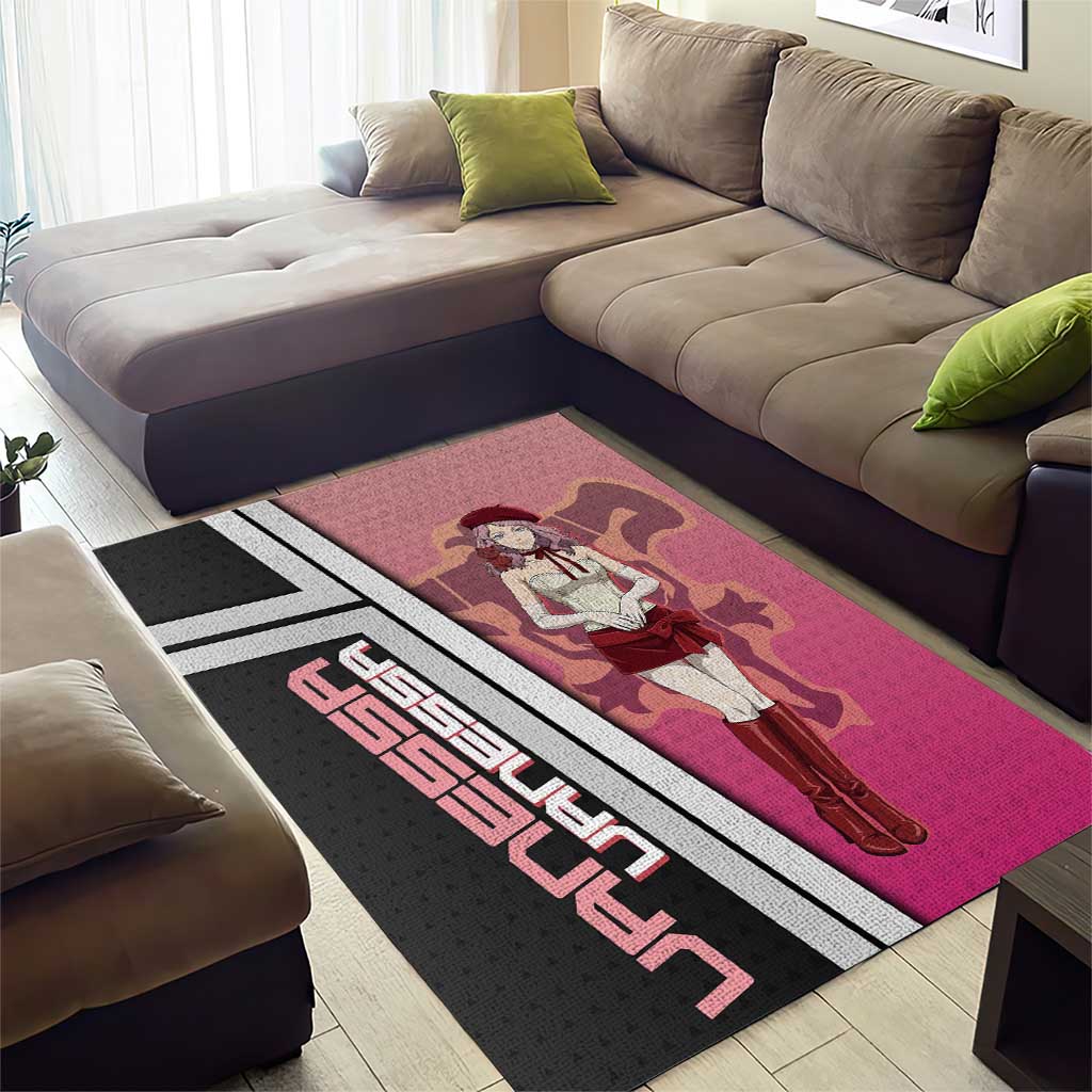 Black Clover Vanessa Enoteca Area Rug Anime Illustration Style