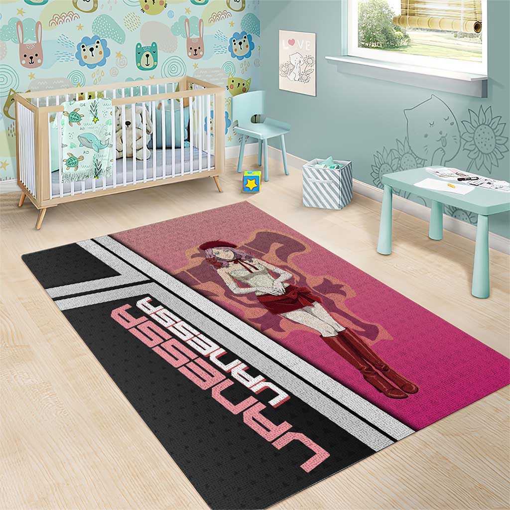 Black Clover Vanessa Enoteca Area Rug Anime Illustration Style