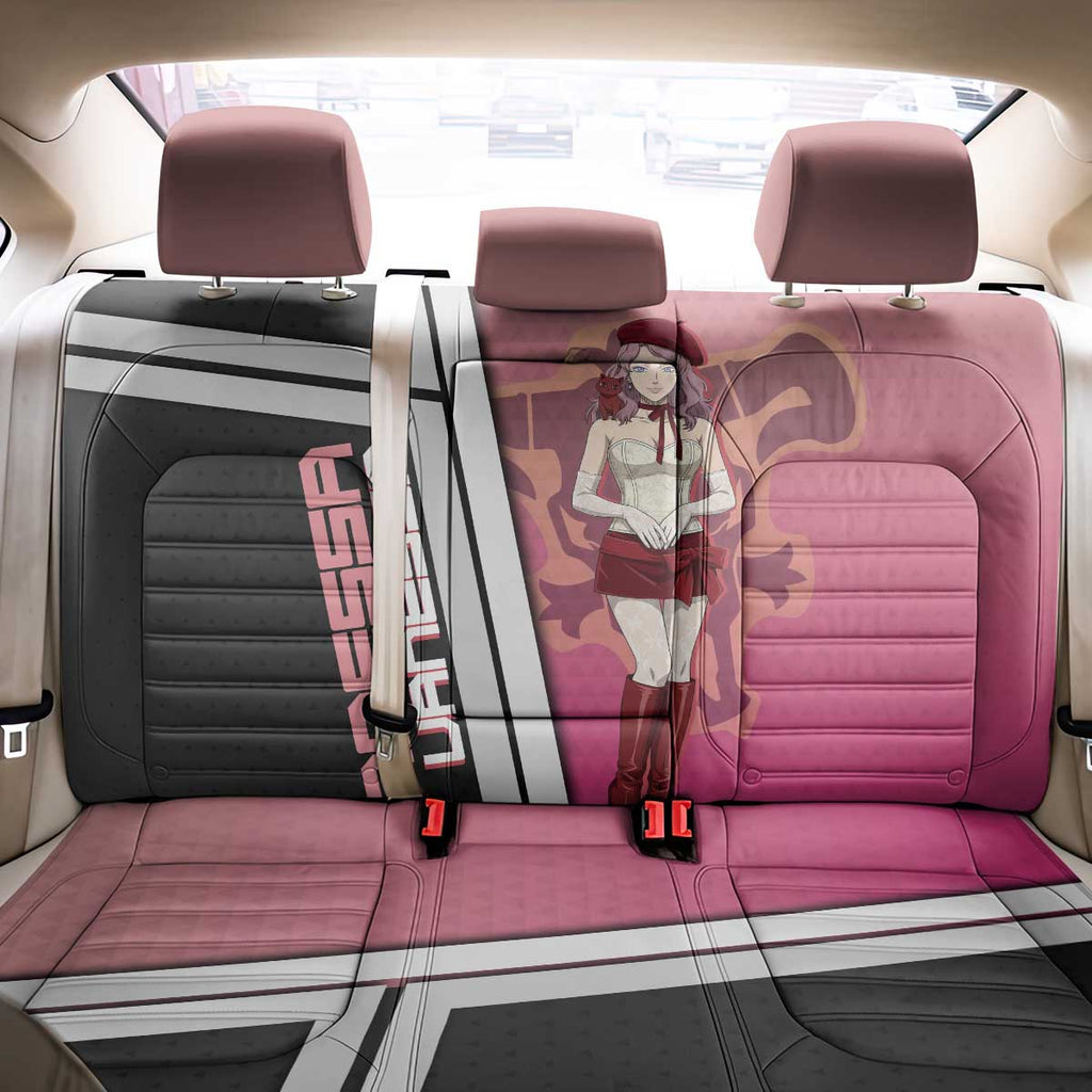 Black Clover Vanessa Enoteca Back Car Seat Cover Anime Illustration Style