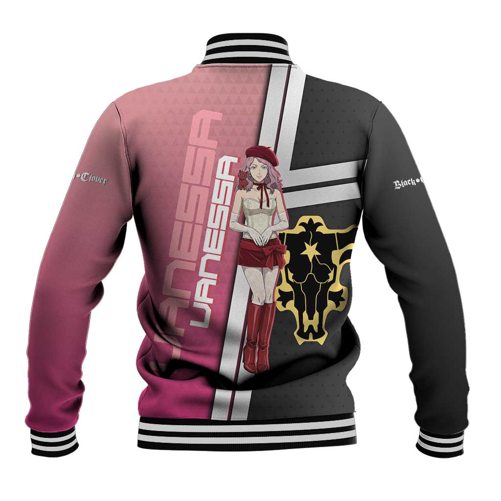 Black Clover Vanessa Enoteca Baseball Jacket Anime Illustration Style