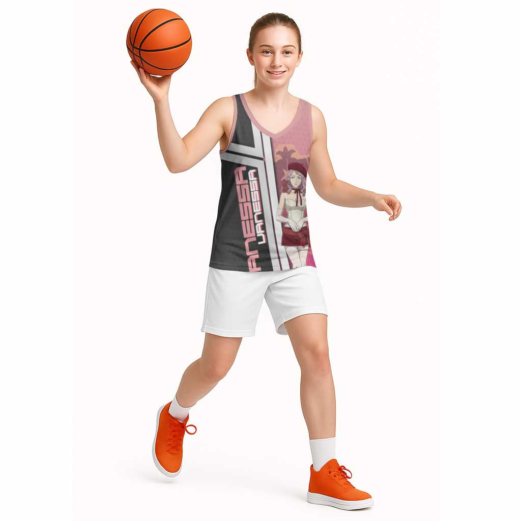 Black Clover Vanessa Enoteca Basketball Jersey Anime Illustration Style