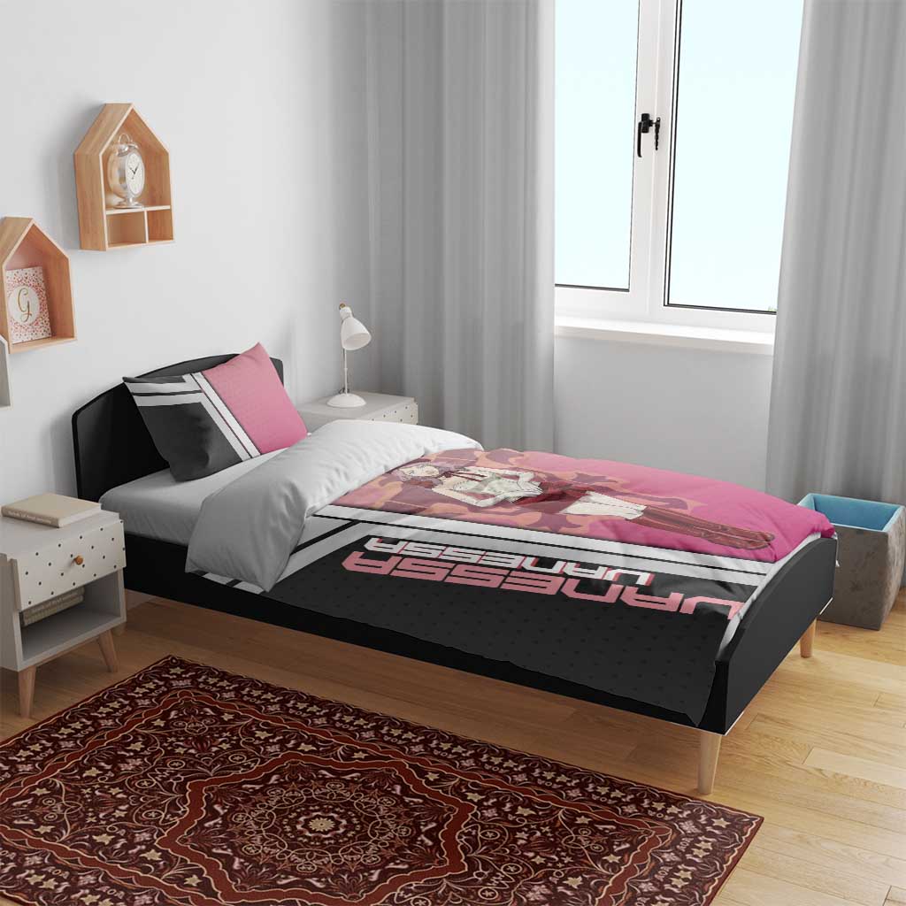 Black Clover Vanessa Enoteca Bedding Set Anime Illustration Style