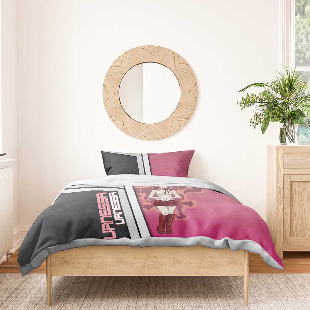 Black Clover Vanessa Enoteca Bedding Set Anime Illustration Style