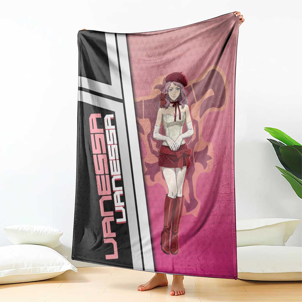 Black Clover Vanessa Enoteca Blanket Anime Illustration Style