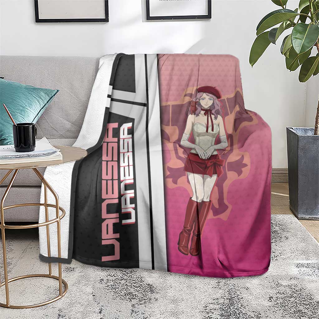 Black Clover Vanessa Enoteca Blanket Anime Illustration Style