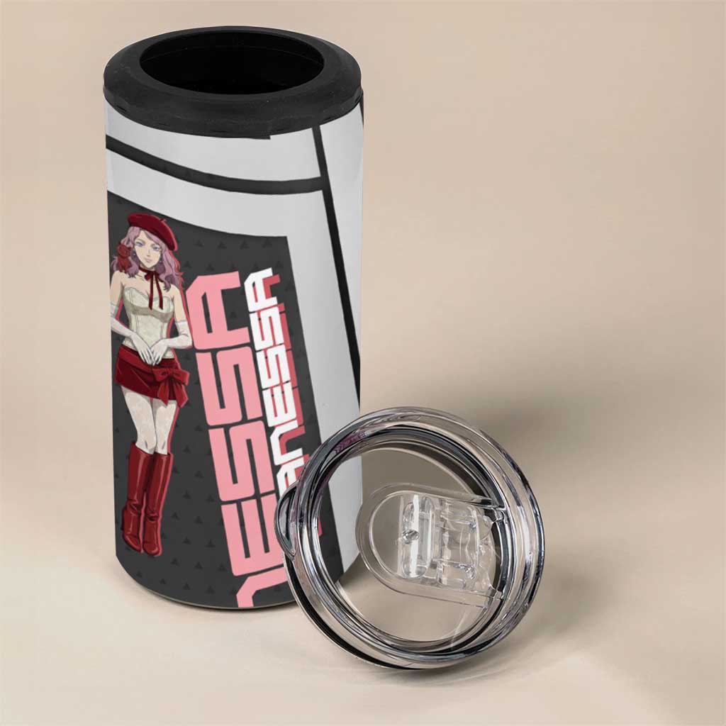 Black Clover Vanessa Enoteca 4 in 1 Can Cooler Tumbler Anime Illustration Style