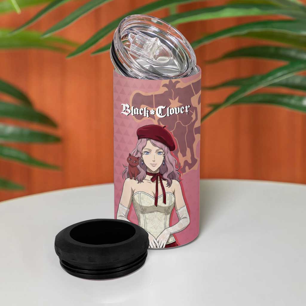 Black Clover Vanessa Enoteca 4 in 1 Can Cooler Tumbler Anime Illustration Style