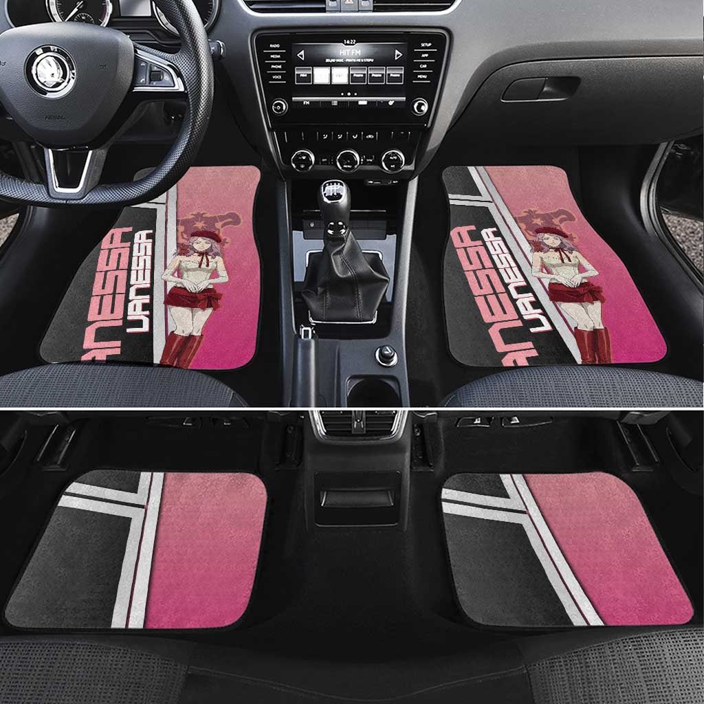 Black Clover Vanessa Enoteca Car Mats Anime Illustration Style