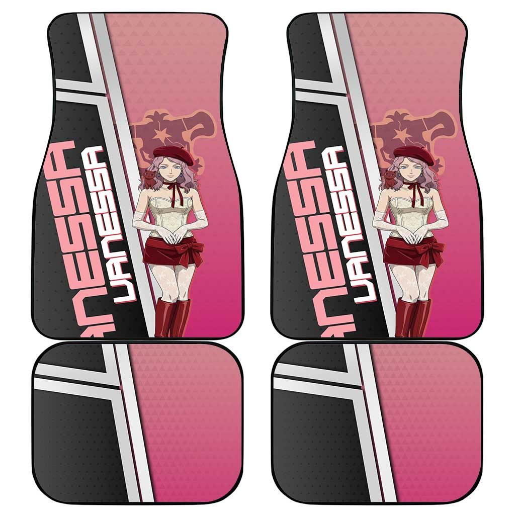 Black Clover Vanessa Enoteca Car Mats Anime Illustration Style