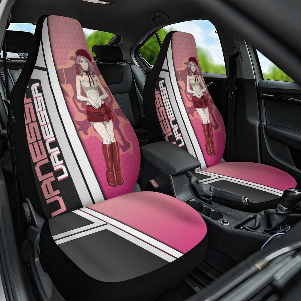 Black Clover Vanessa Enoteca Car Seat Cover Anime Illustration Style