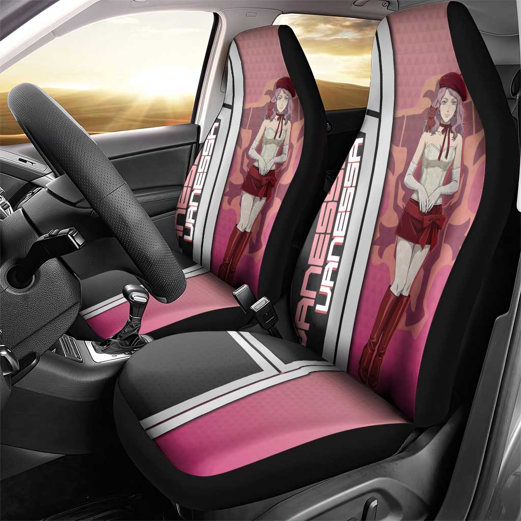 Black Clover Vanessa Enoteca Car Seat Cover Anime Illustration Style