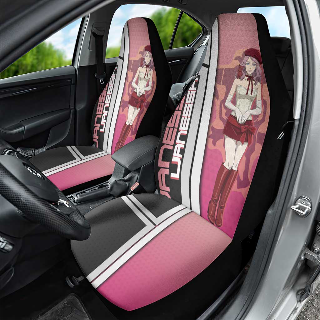 Black Clover Vanessa Enoteca Car Seat Cover Anime Illustration Style