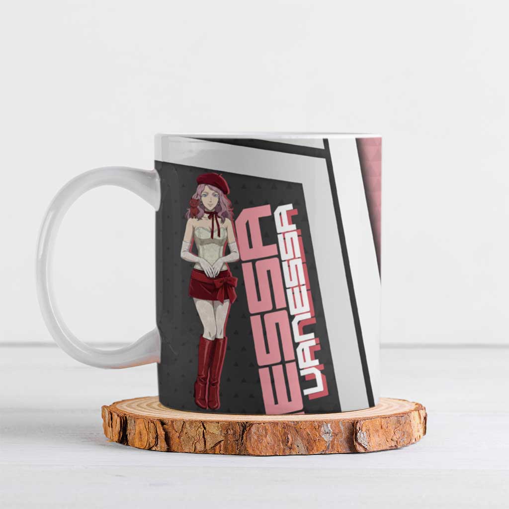 Black Clover Vanessa Enoteca Ceramic Mug Anime Illustration Style
