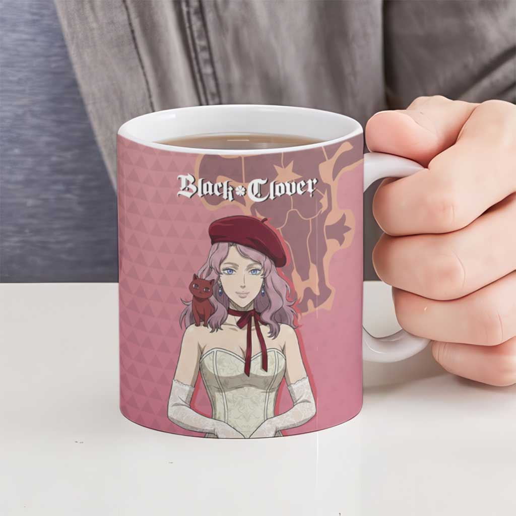 Black Clover Vanessa Enoteca Ceramic Mug Anime Illustration Style