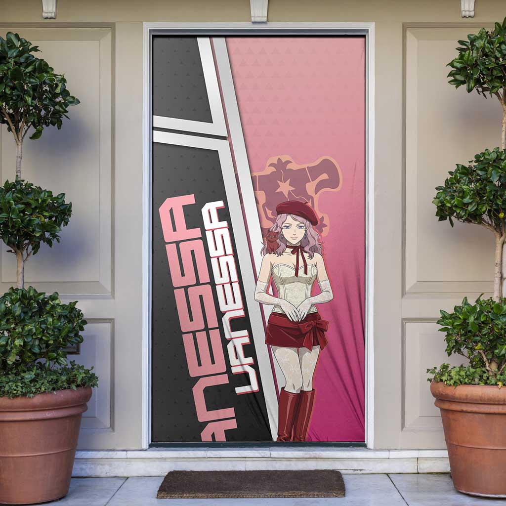 Black Clover Vanessa Enoteca Door Cover Anime Illustration Style
