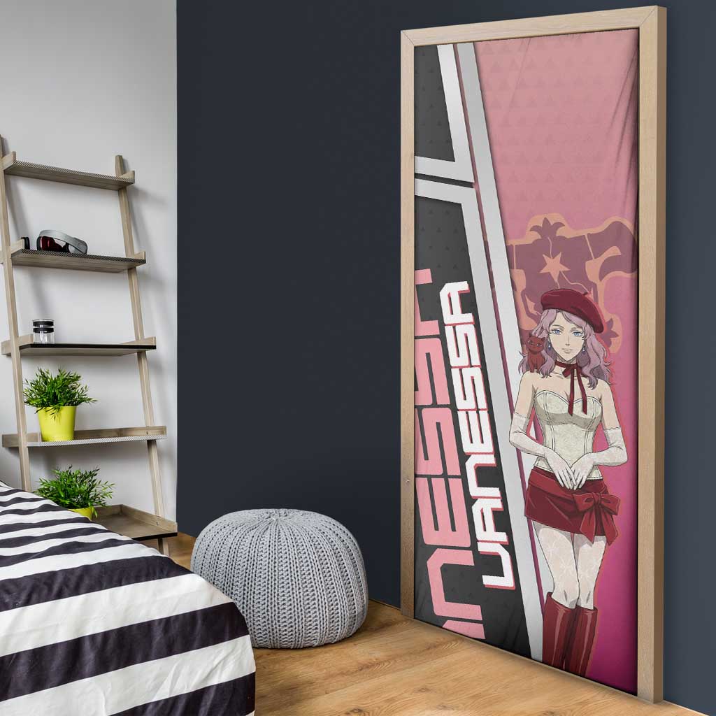Black Clover Vanessa Enoteca Door Cover Anime Illustration Style