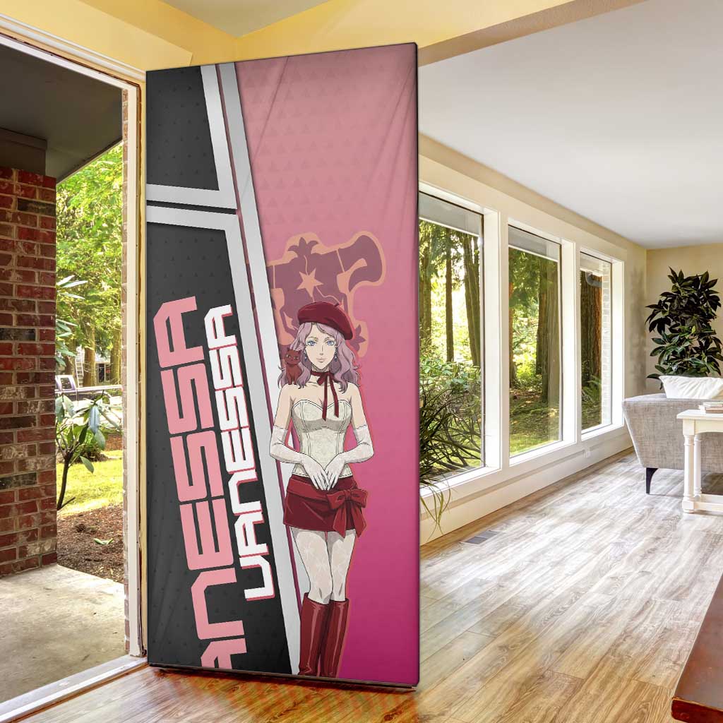 Black Clover Vanessa Enoteca Door Cover Anime Illustration Style