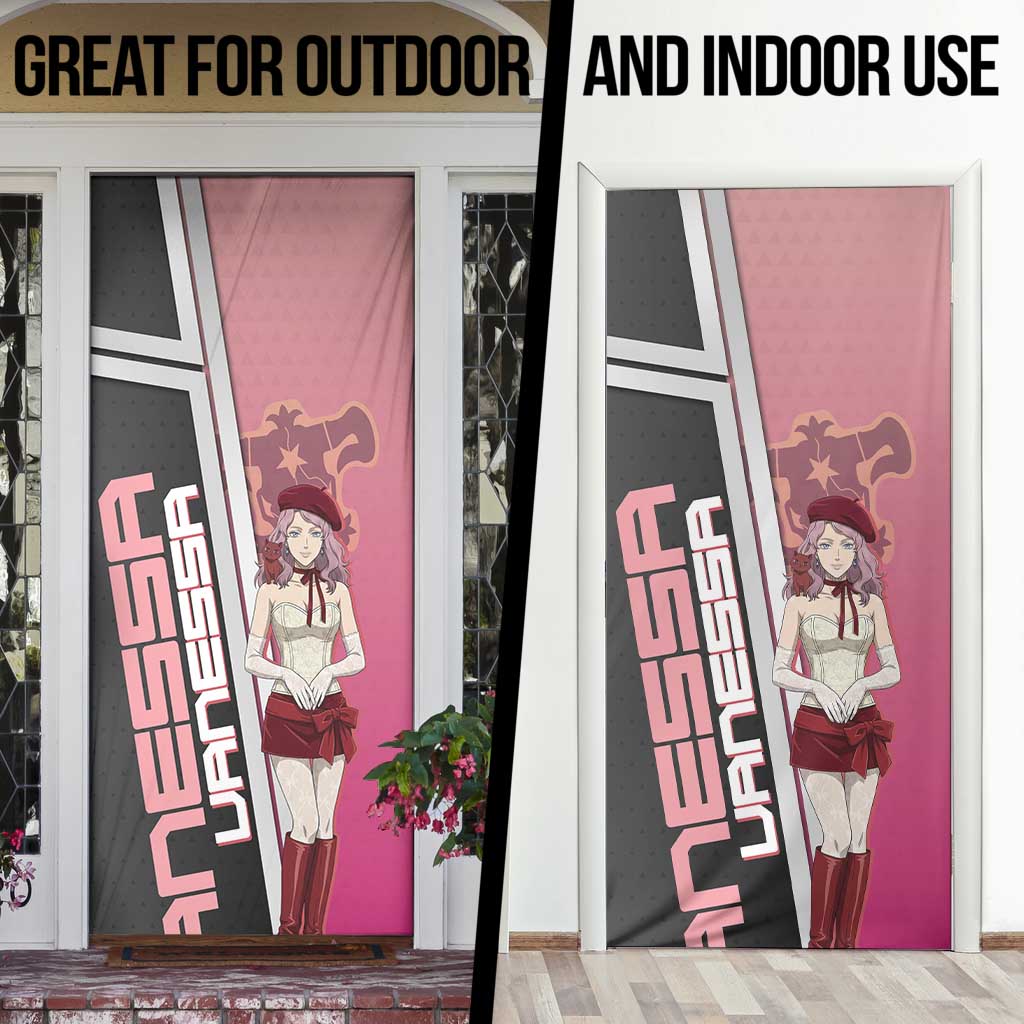 Black Clover Vanessa Enoteca Door Cover Anime Illustration Style