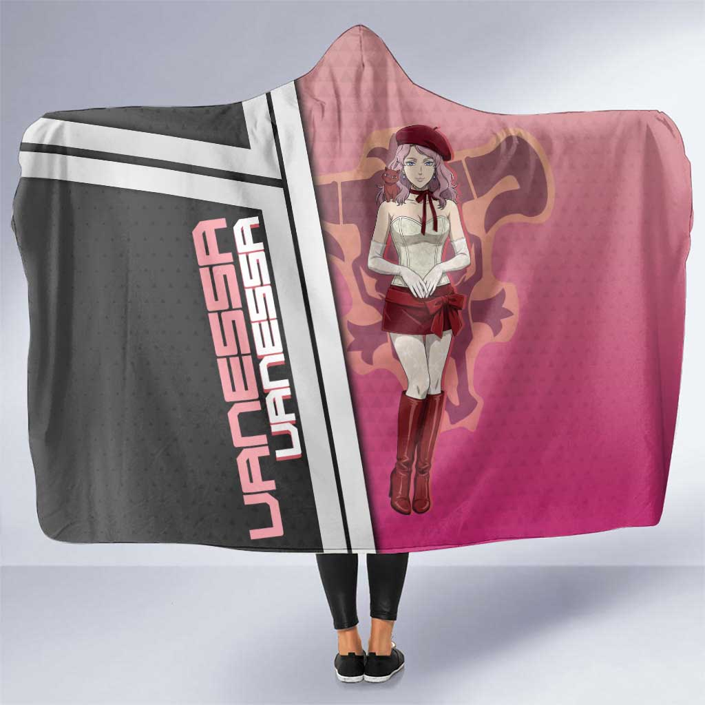 Black Clover Vanessa Enoteca Hooded Blanket Anime Illustration Style
