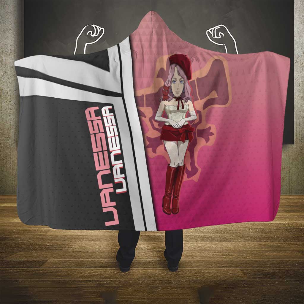 Black Clover Vanessa Enoteca Hooded Blanket Anime Illustration Style