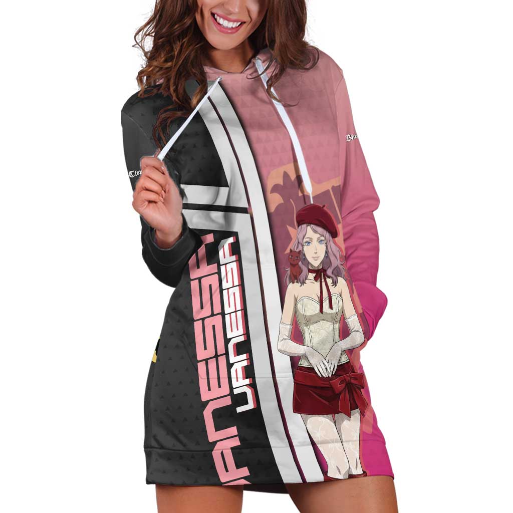 Black Clover Vanessa Enoteca Hoodie Dress Anime Illustration Style