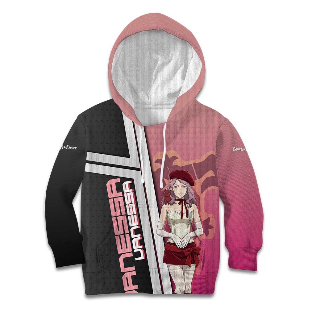 Black Clover Vanessa Enoteca Kid Hoodie Anime Illustration Style