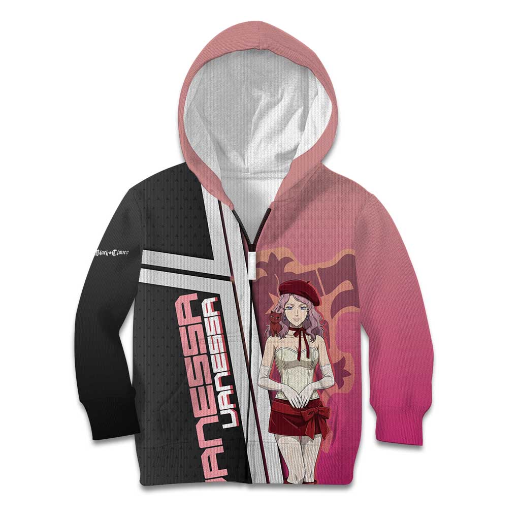 Black Clover Vanessa Enoteca Kid Hoodie Anime Illustration Style