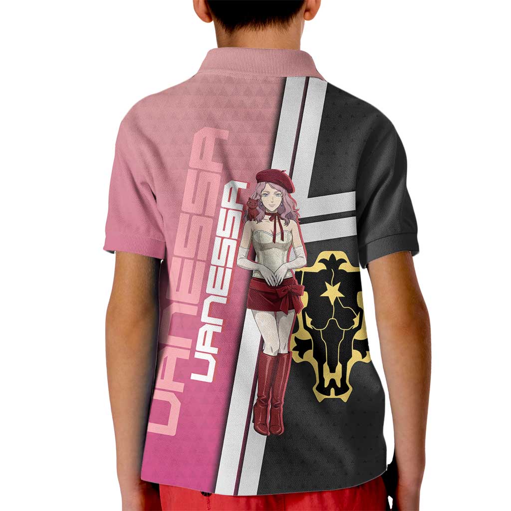 Black Clover Vanessa Enoteca Kid Polo Shirt Anime Illustration Style