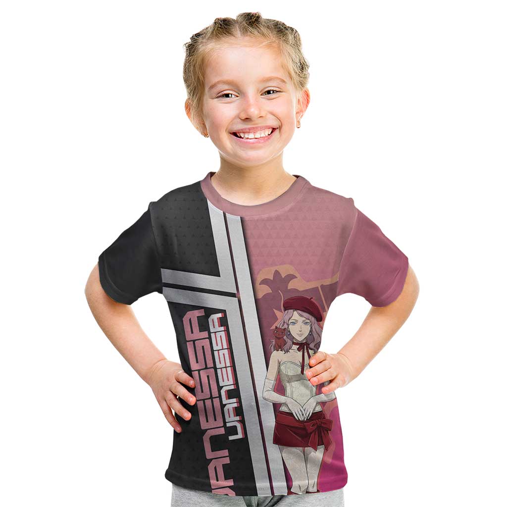 Black Clover Vanessa Enoteca Kid T Shirt Anime Illustration Style