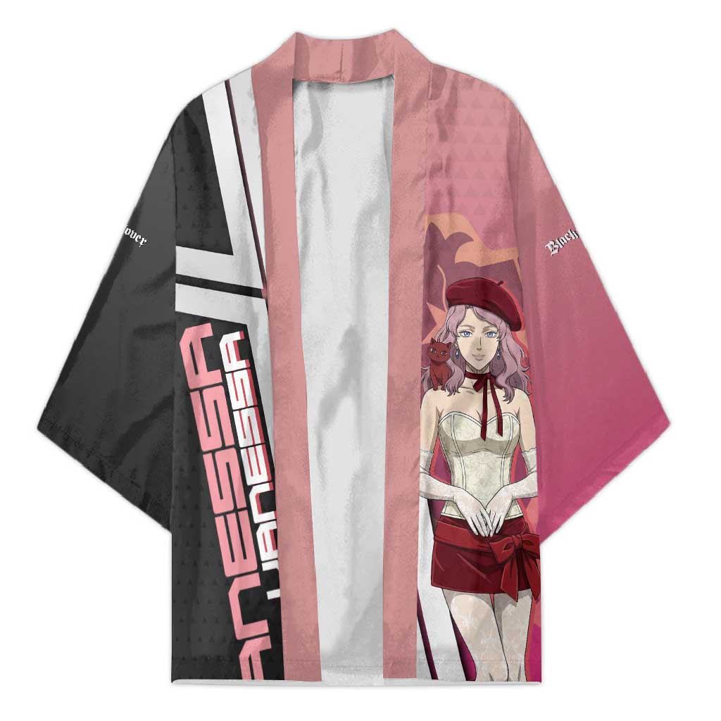 Black Clover Vanessa Enoteca Kimono Anime Illustration Style