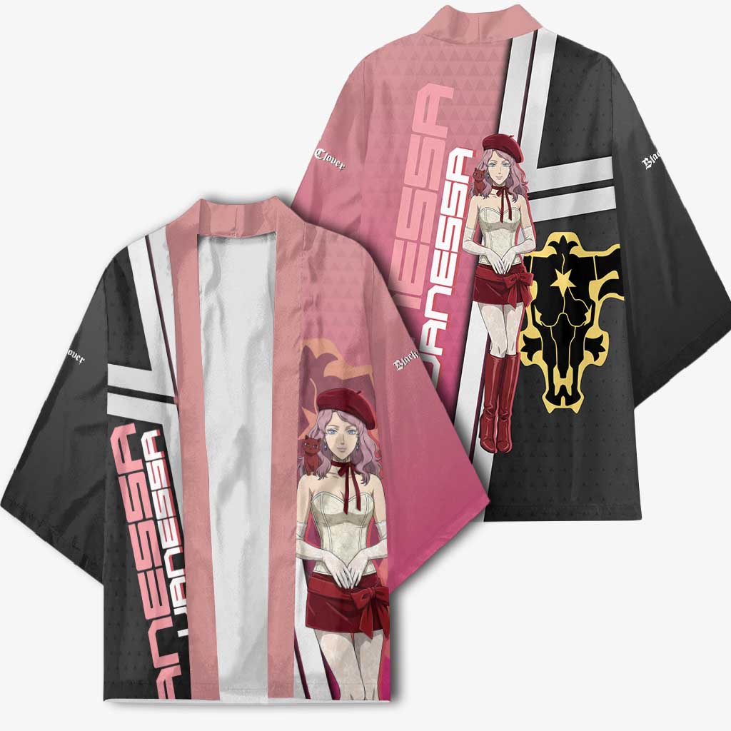 Black Clover Vanessa Enoteca Kimono Anime Illustration Style