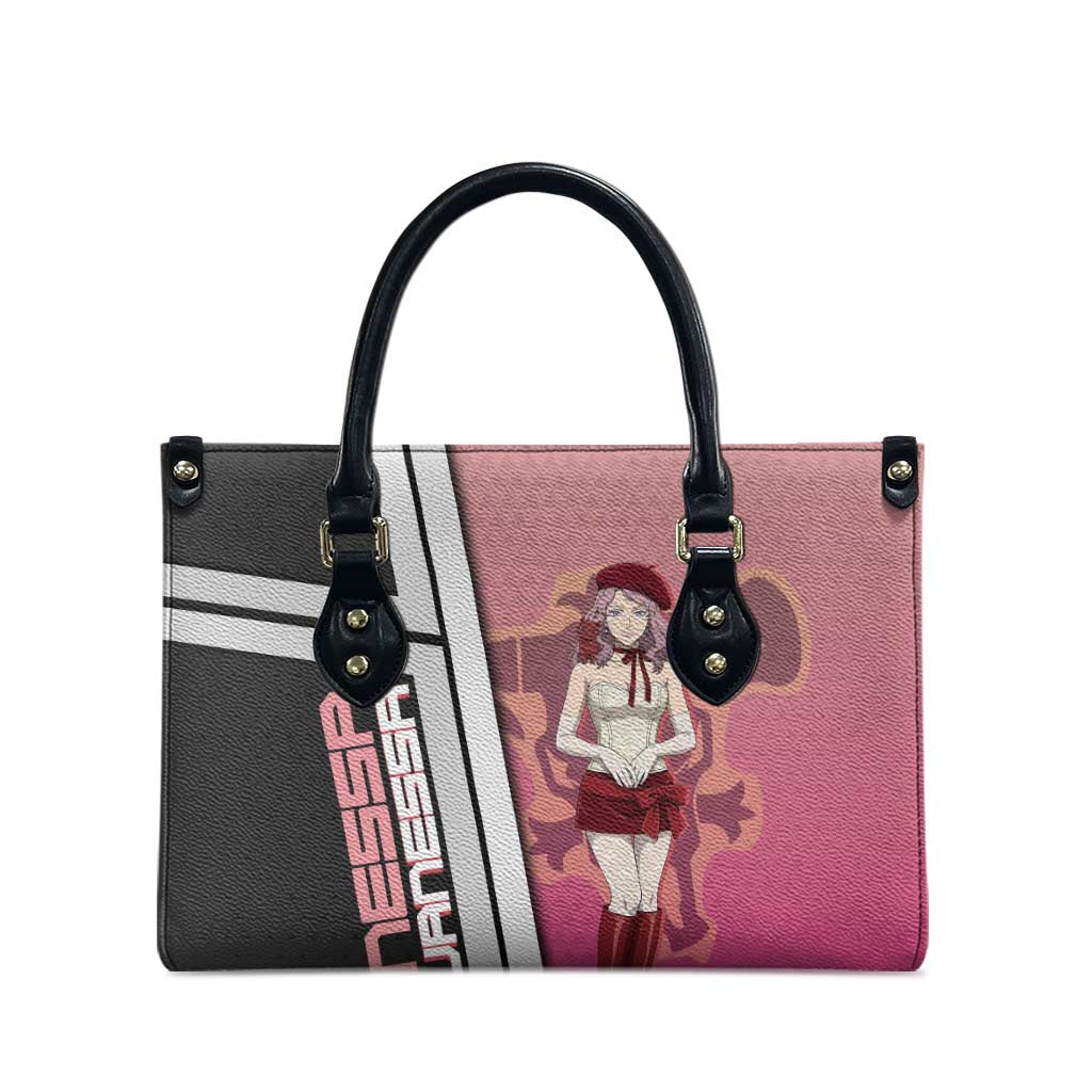 Black Clover Vanessa Enoteca Leather Bag Anime Illustration Style