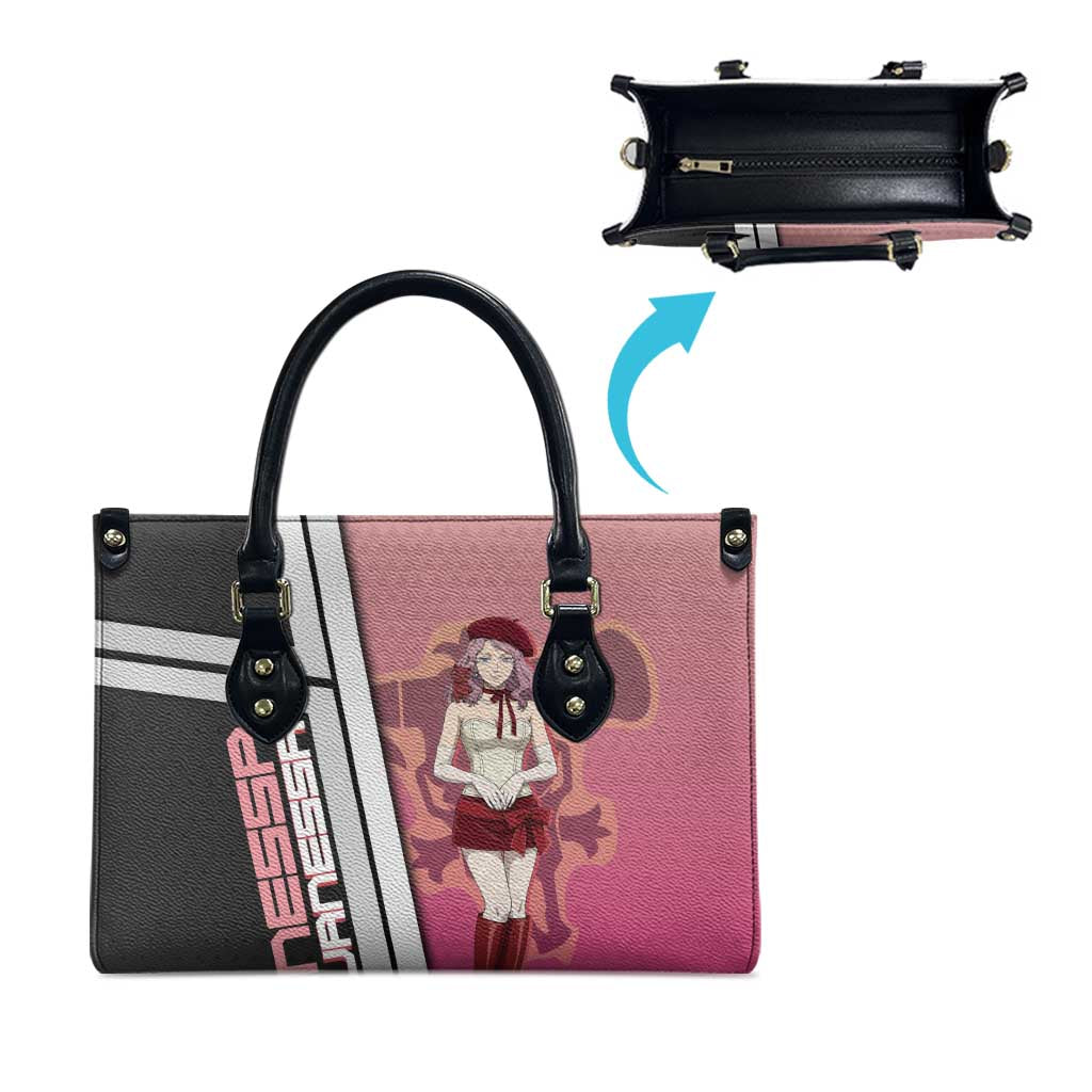 Black Clover Vanessa Enoteca Leather Bag Anime Illustration Style