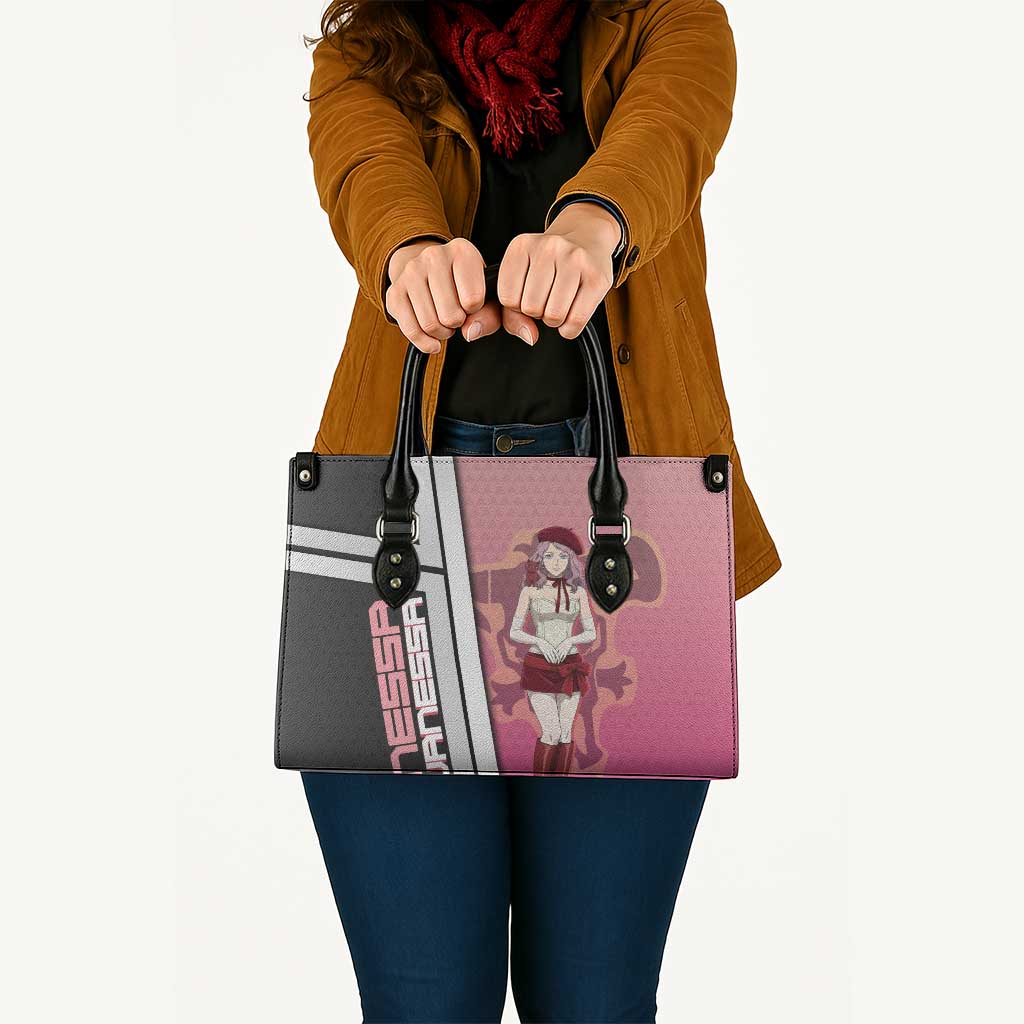 Black Clover Vanessa Enoteca Leather Bag Anime Illustration Style