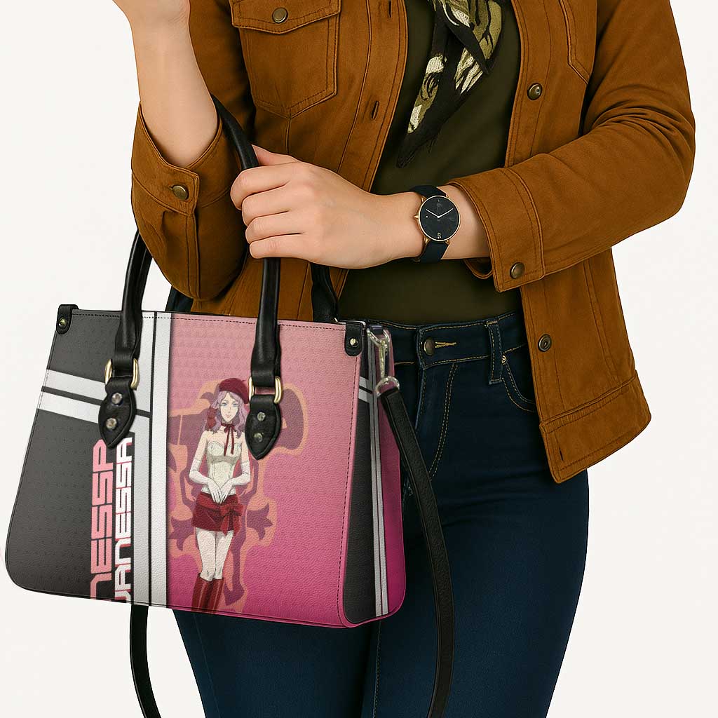 Black Clover Vanessa Enoteca Leather Bag Anime Illustration Style