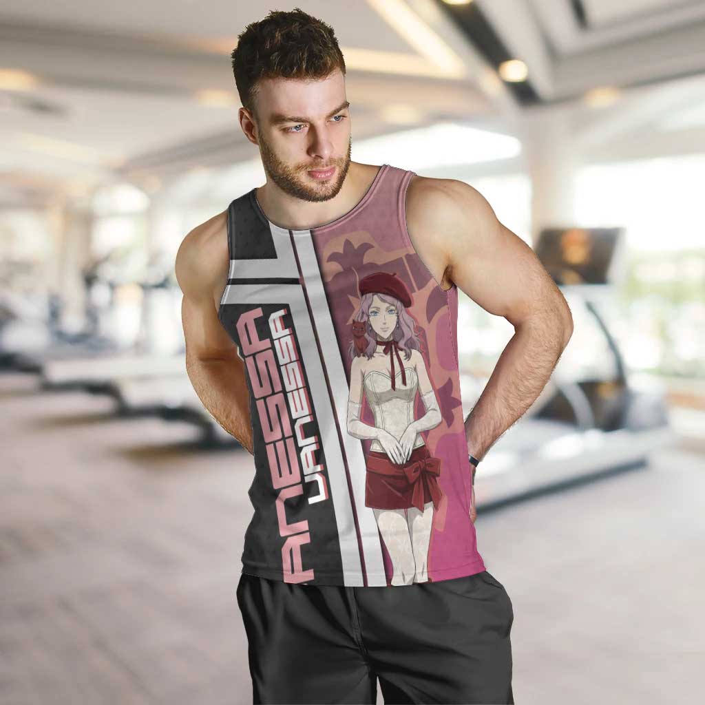 Black Clover Vanessa Enoteca Men Tank Top Anime Illustration Style
