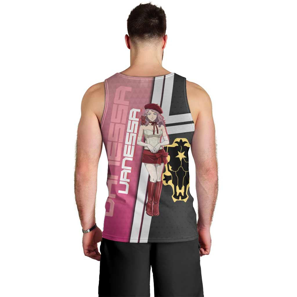 Black Clover Vanessa Enoteca Men Tank Top Anime Illustration Style