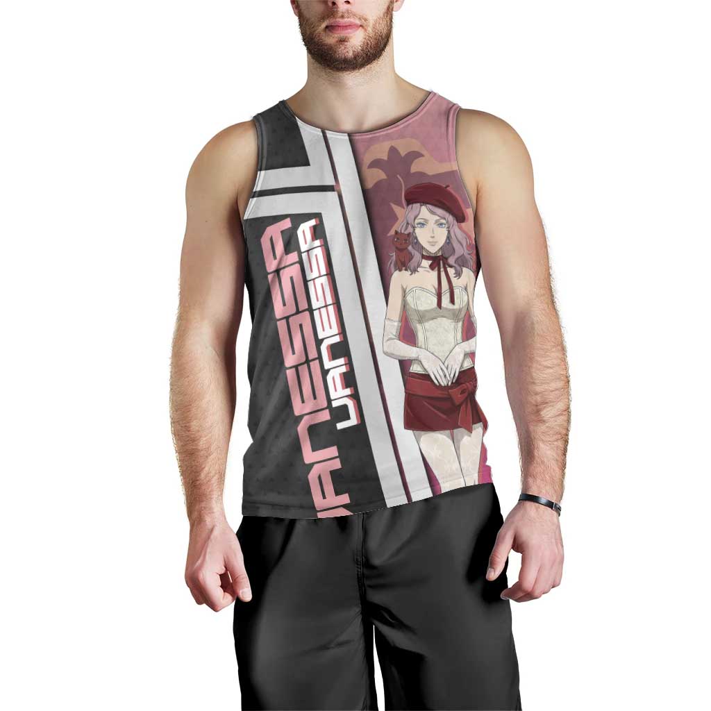 Black Clover Vanessa Enoteca Men Tank Top Anime Illustration Style